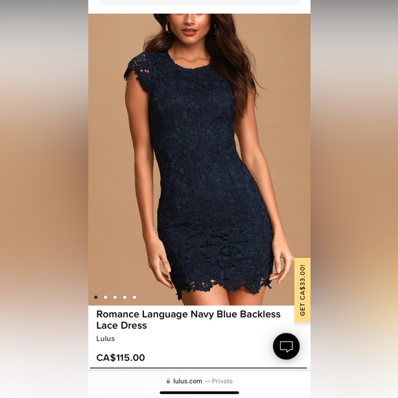 Lulu’s Lace Bodycon Dress - Picture 2 of 7
